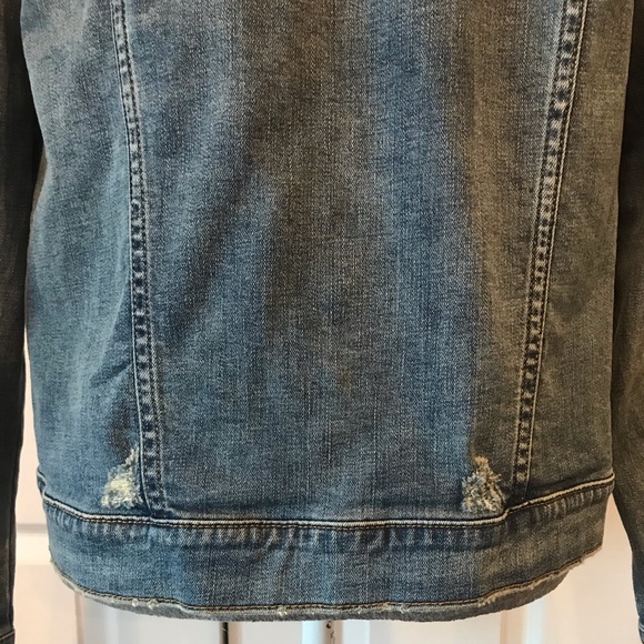 💜Pearl Embossed Jean Jacket - Picture 5 of 8